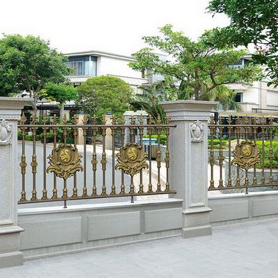 金峰洲新中式小庭园护栏设计