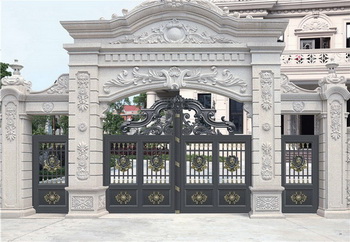 桂南现代式别墅入户门